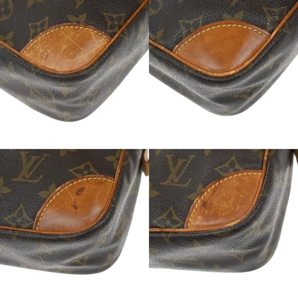 LOUIS VUITTON Compiegne 28 Clutch Hand Bag Monogram Leather Brown - Picture 10 of 16